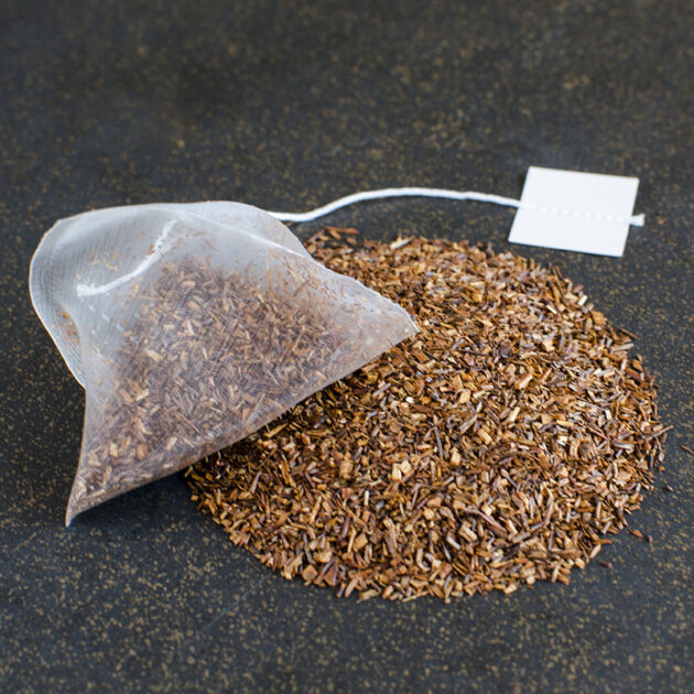 Rooibos Red Bush Pyramid Tea Bag, rooibos red blush, rooibos tea, zentea rooibos tea, loose leaf tea, loose leaf rooibos tea, pyramid tea bag