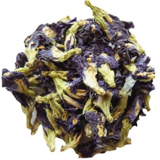 Blue butterfly pea flowers tea